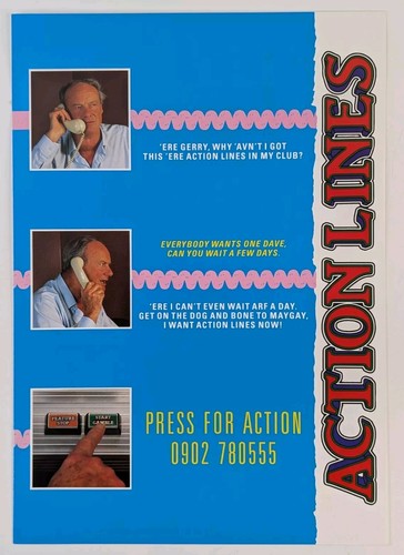 Maygay action lines vintage - action,