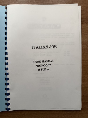 Maygay italian job - italian,