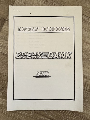 Maygay break the bank awp - bank,